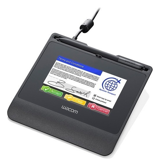 Tableta Firma Digital Wacom Stu-540 Color Signature Negro – foto 1
